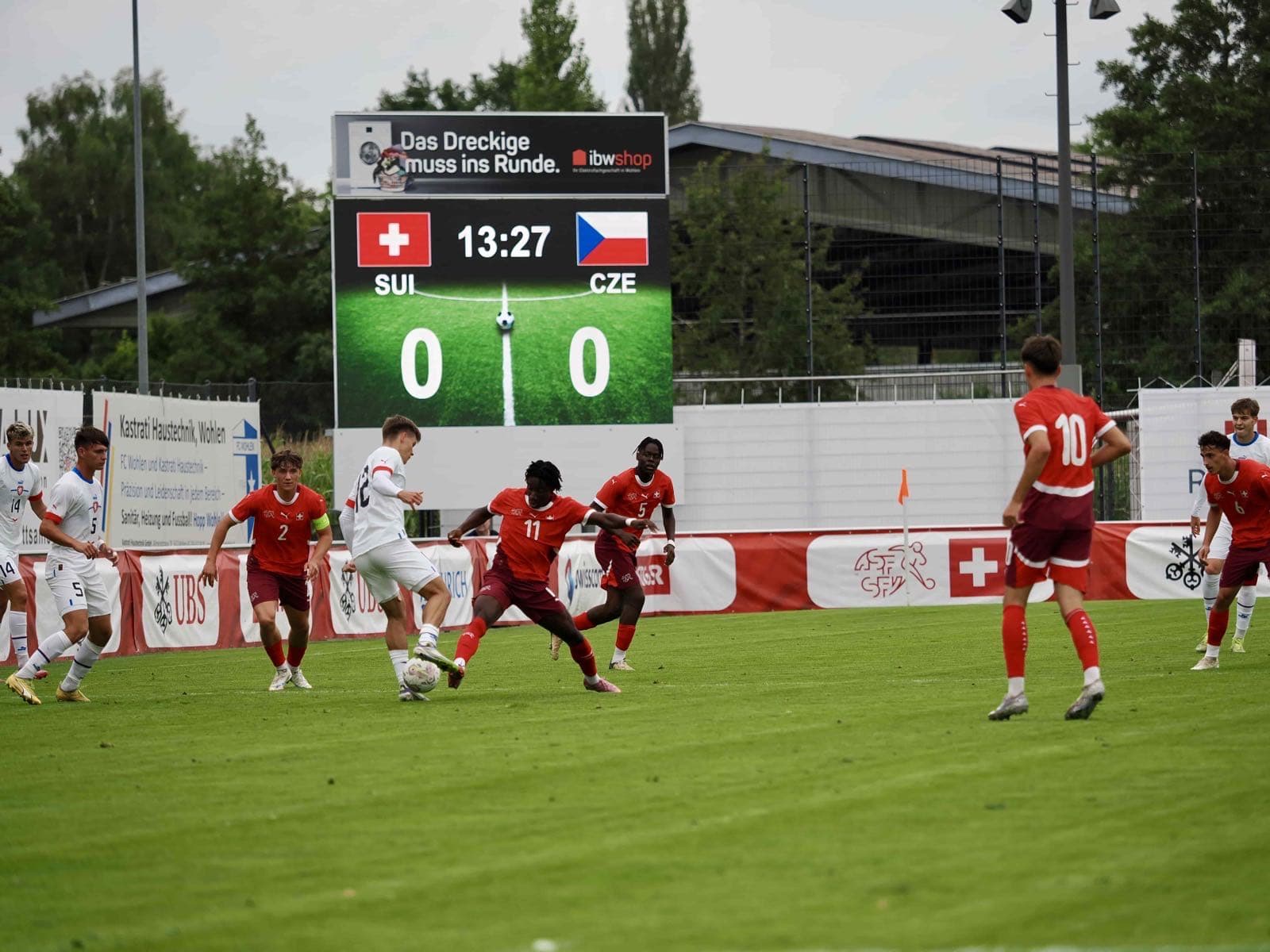 Stadium atmosphere during the U20 international matches