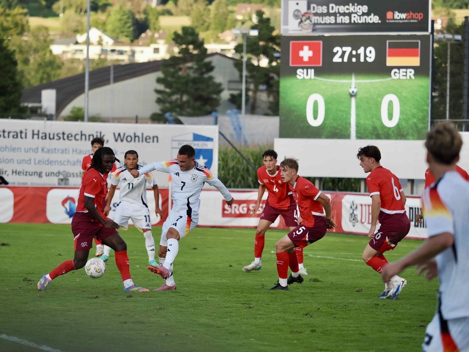 Schweiz U20 gegen Deutschland - Internationales Spiel beim FC Wohlen