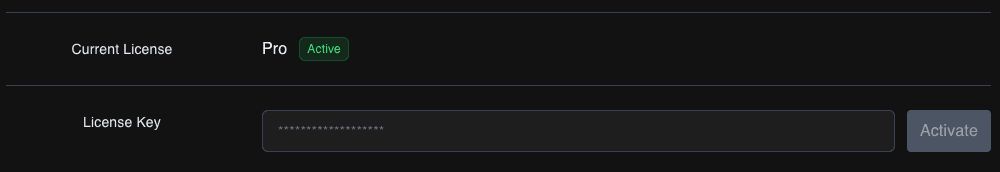 Lizenz aktiviert
