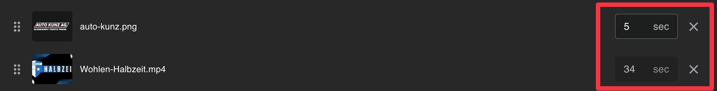 Bild- und Videovergleich