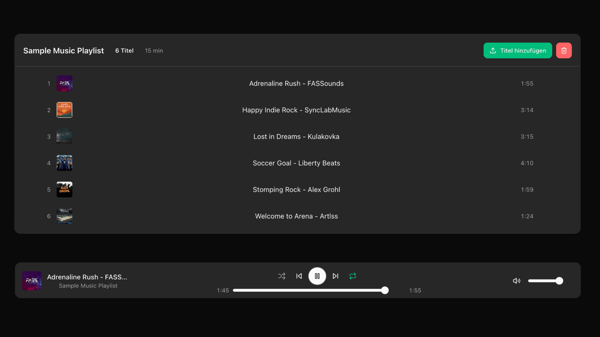 Musik & Soundeffekte - LemonScore Feature