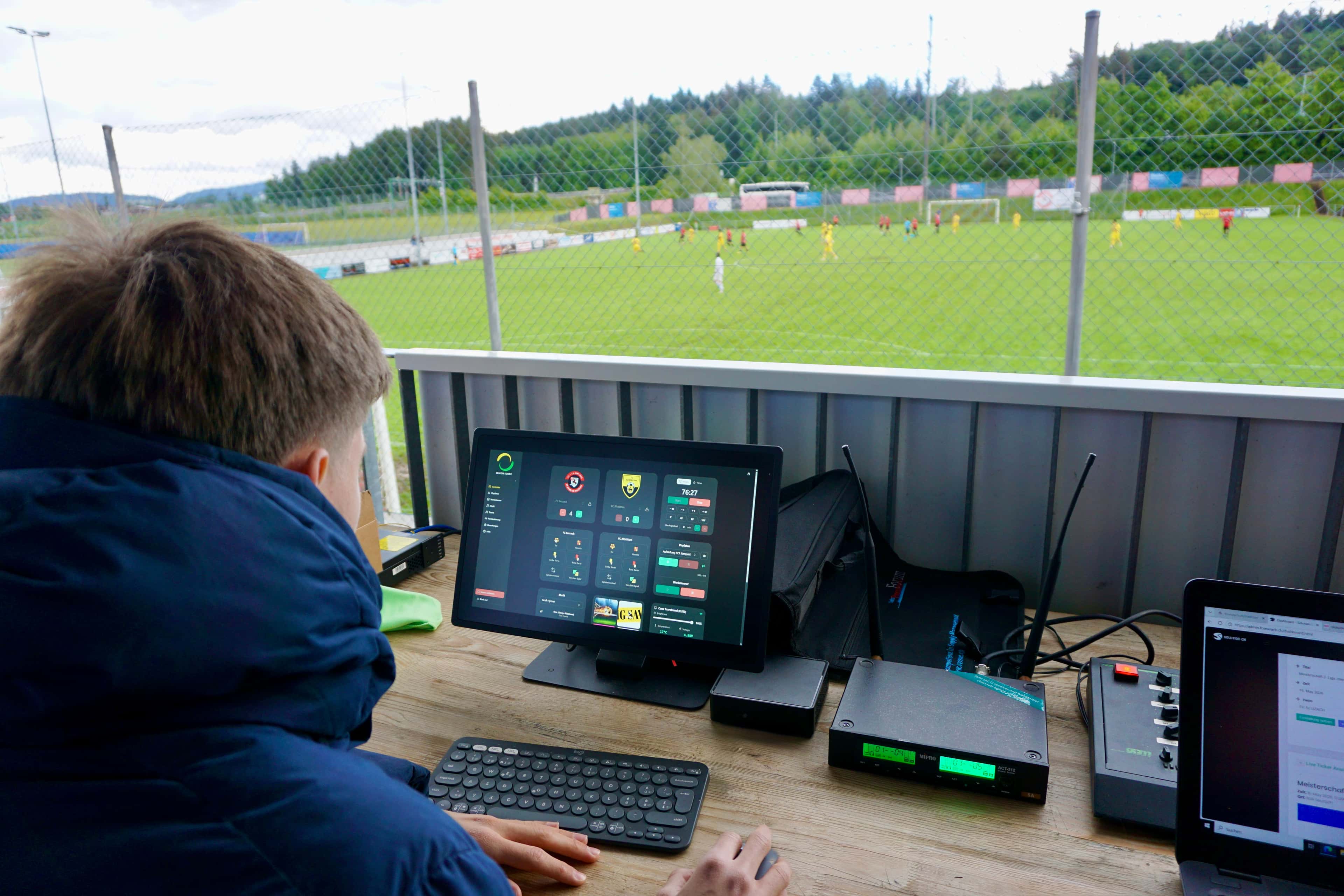 LemonScore Controller at FC Seuzach LemonScore Controller in live use at FC Seuzach