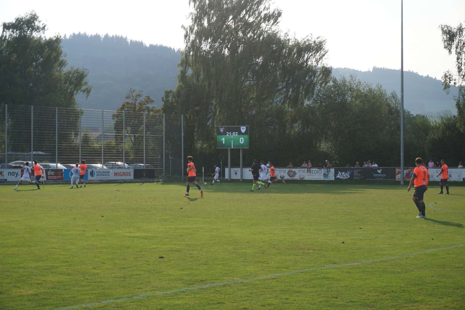 FC Villmergen LED scoreboard LED scoreboard running LemonScore software at FC Villmergen